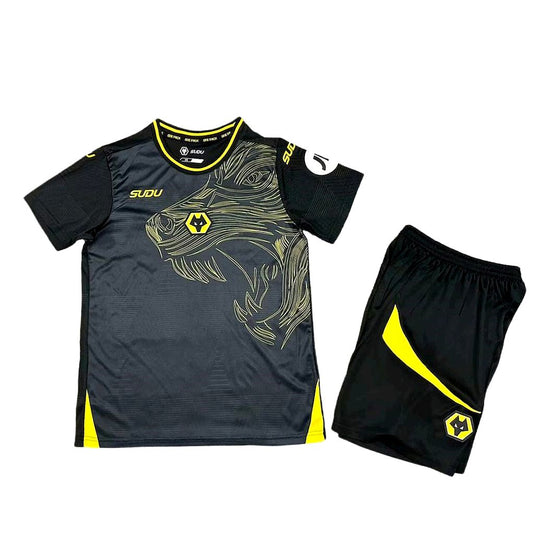 Wolves 2024/25 Conjunto Alternativo – Criança