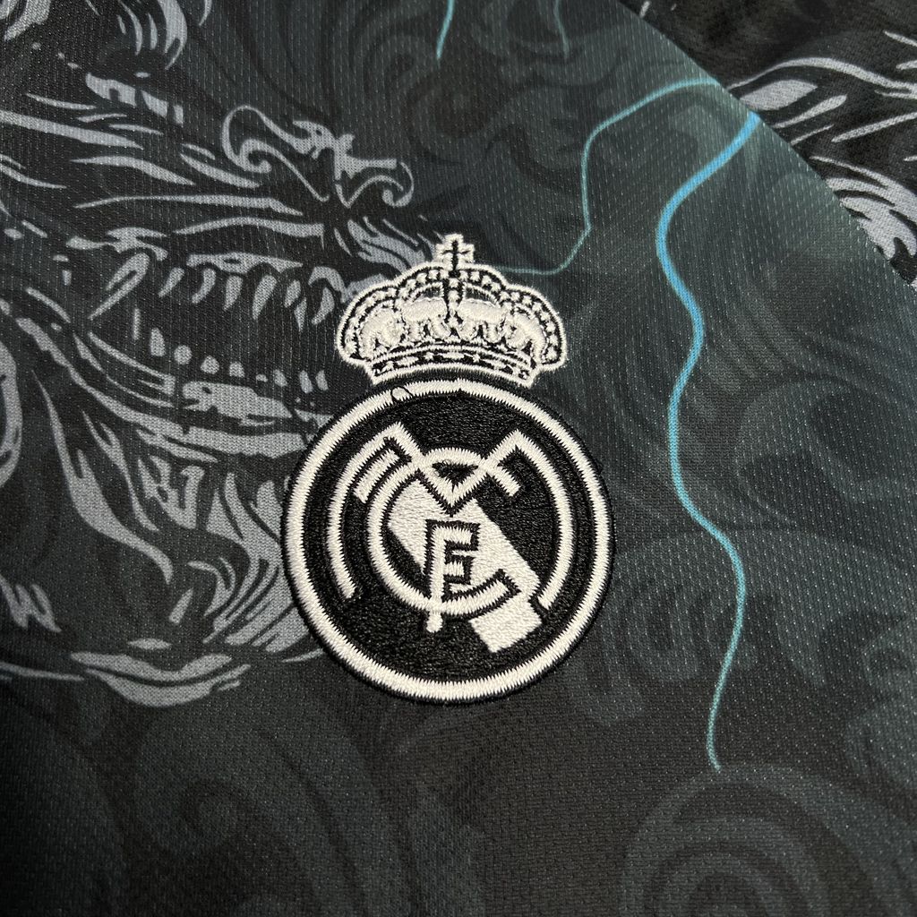 Real Madrid 2024/25 Camisola Preta Dragon – Homem