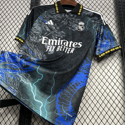 Real Madrid 2024/25 Camisola Preta Dragon – Homem