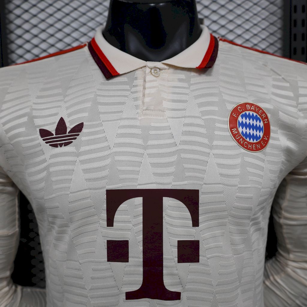 Bayern de Munique 2024/25 Camisola Terceira de Manga Comprida Versão Jogador – Homem