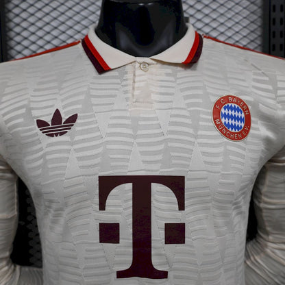 Bayern de Munique 2024/25 Camisola Terceira de Manga Comprida Versão Jogador – Homem