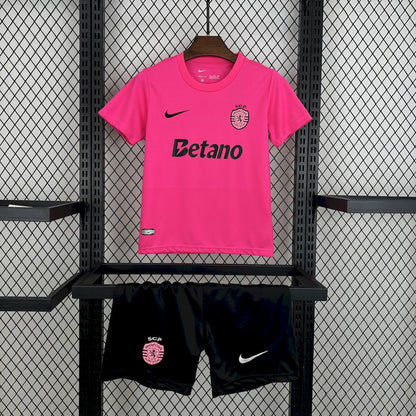 Sporting CP 2024/25 Conjunto Rosa Outubro – Criança