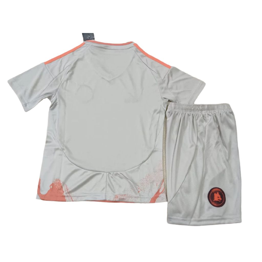 AS Roma 2024/25 Conjunto Alternativo – Criança