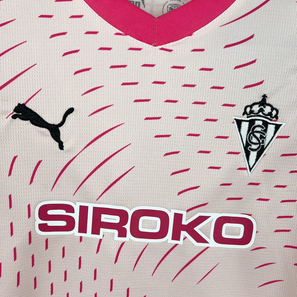 Sporting de Gijon 2024/25 Conjunto Terceiro – Criança