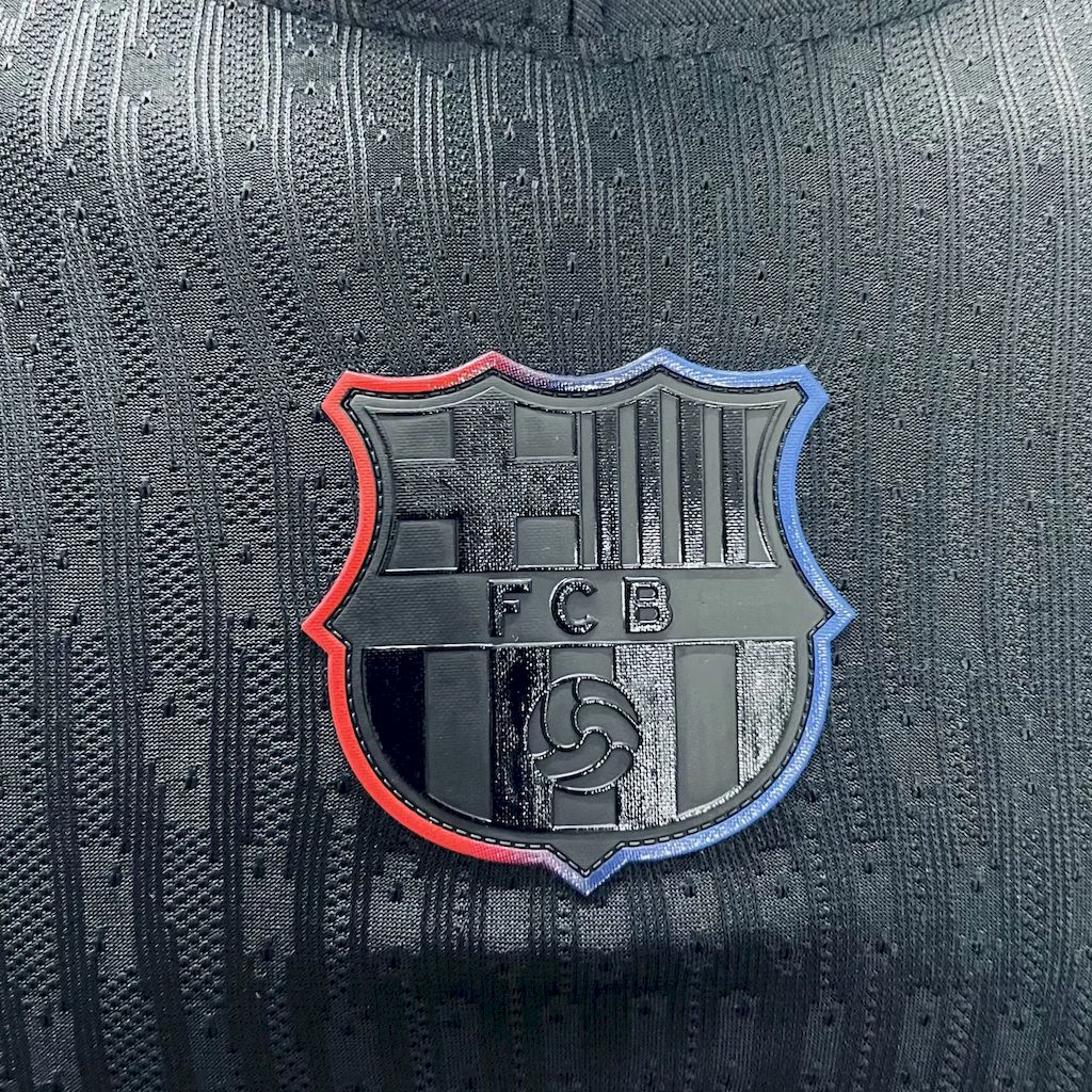 Barcelona 2024/25 Camisola Alternativa de Manga Comprida Versão Jogador – Homem