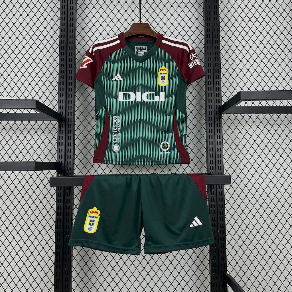 Real Oviedo 2024/25 Conjunto Terceiro – Criança