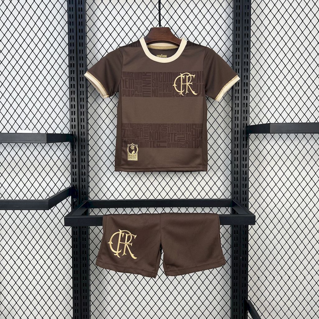 Flamengo 2024/25 Conjunto Preto Novembro – Criança