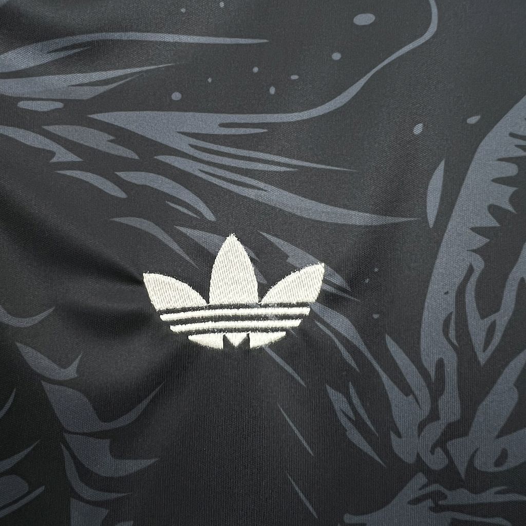 Real Madrid 2024/25 Camisola Preta Vermelha Dragon – Homem