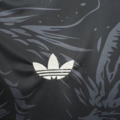 Real Madrid 2024/25 Camisola Preta Vermelha Dragon – Homem