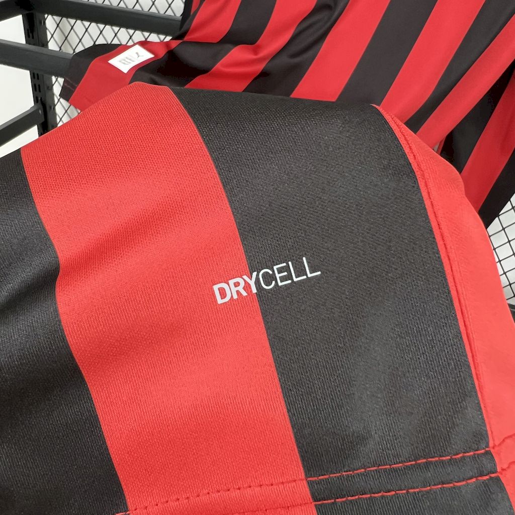 AC Milan 2024/25 Camisola 125.º Aniversário Edição de Manga Comprida Retro – Homem