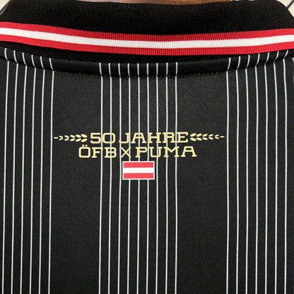 Áustria 2024/25 Camisola 50.º de Manga Comprida Retro – Homem