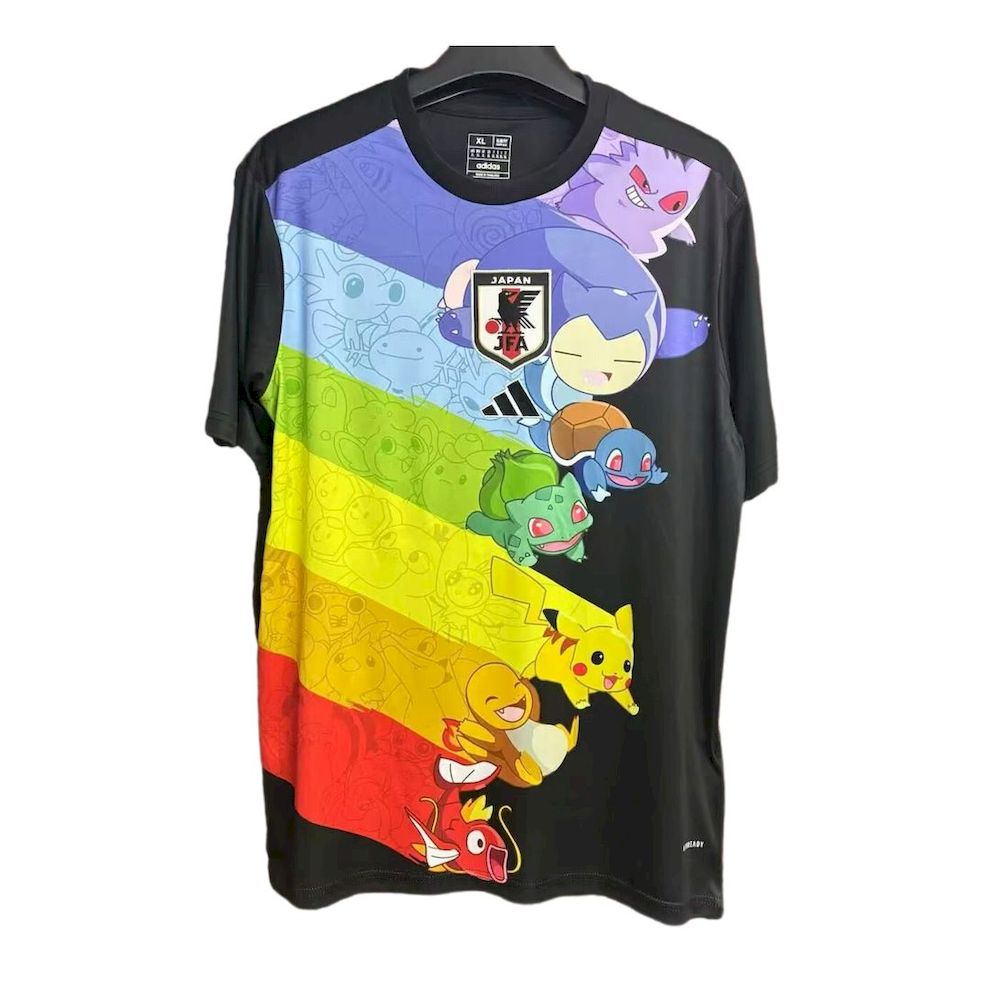 Japão 2024/25 Camisola Pokemon Journeys Preta – Homem
