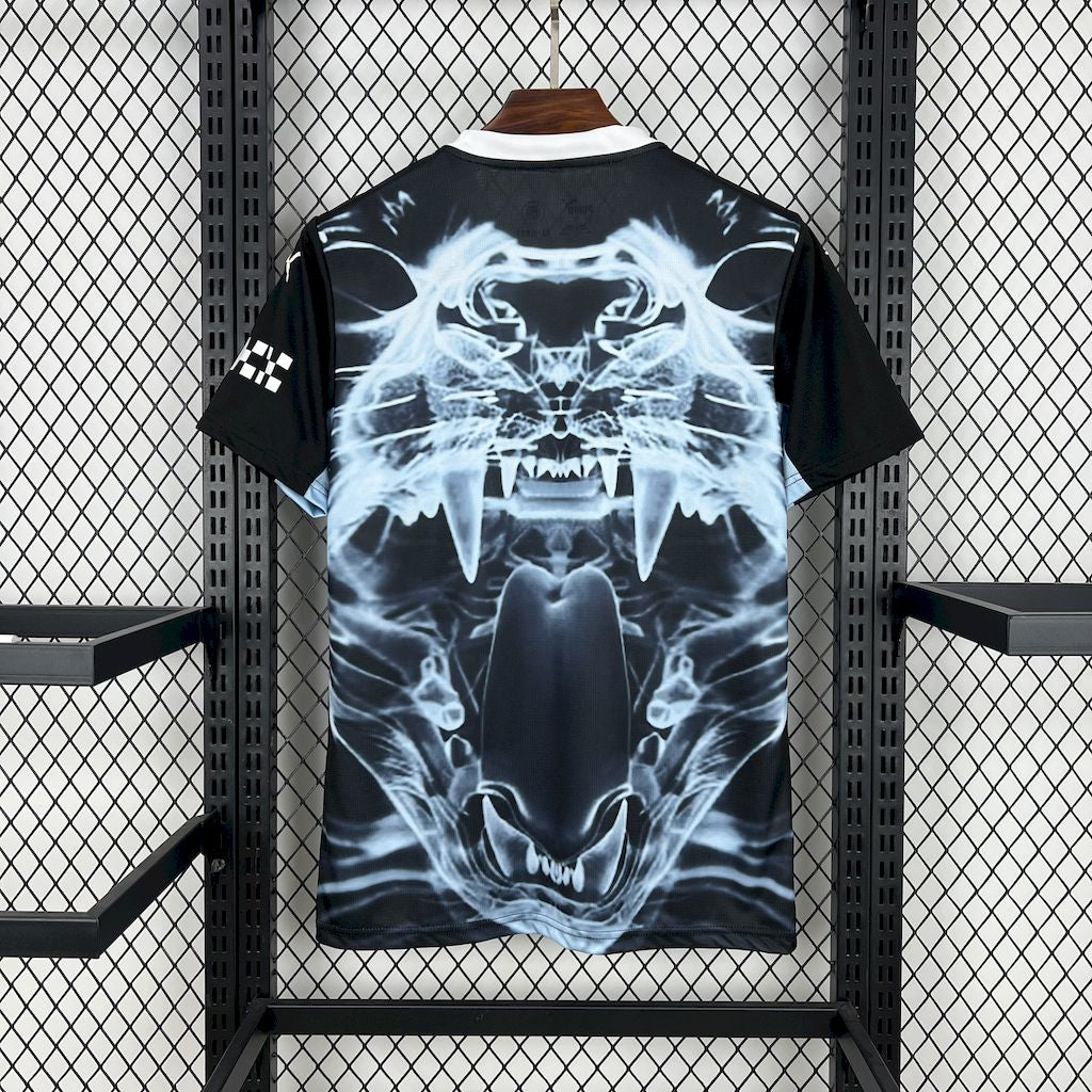 Manchester City 2025/26 Camisola Preta e Azul Conceito Versão – Homem