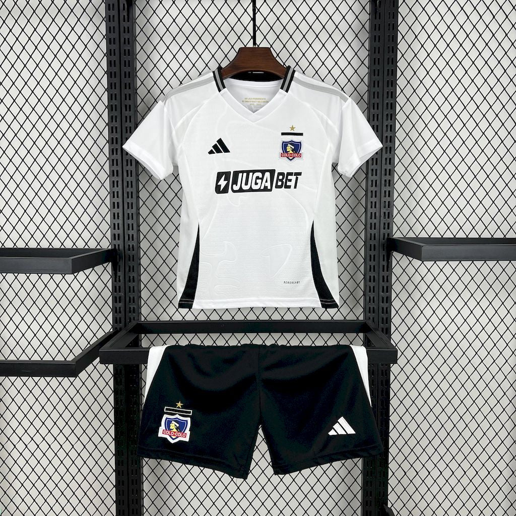 Colo Colo 2025/26 Conjunto Principal – Criança