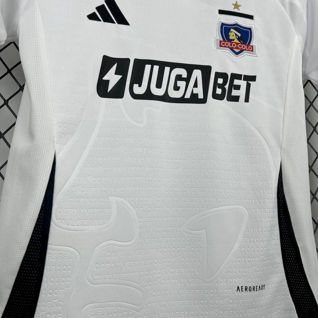 Colo Colo 2025/26 Conjunto Principal – Criança