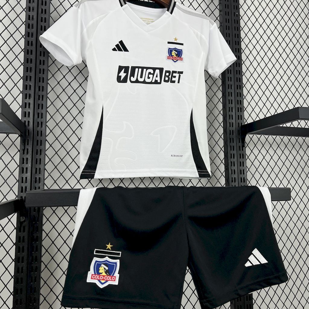 Colo Colo 2025/26 Conjunto Principal – Criança