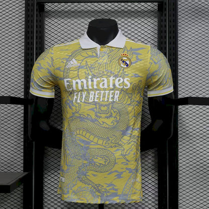 Real Madrid 2025/26 Camisola Beige Edição Especial Versão Jogador – Homem