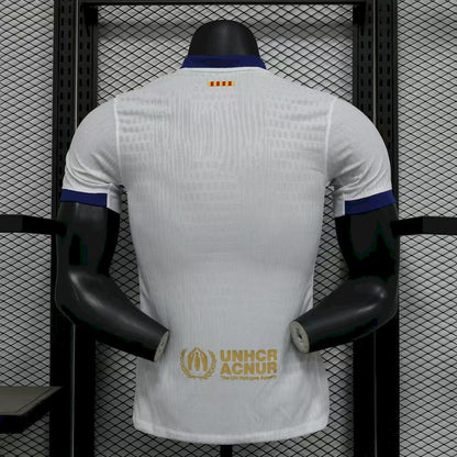 Barcelona 2024/25 Camisola Branca exposure Versão Versão Jogador – Homem