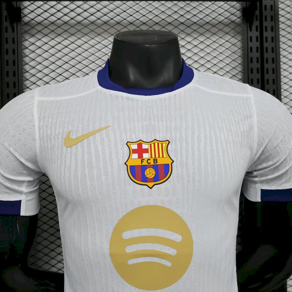 Barcelona 2024/25 Camisola Branca exposure Versão Versão Jogador – Homem