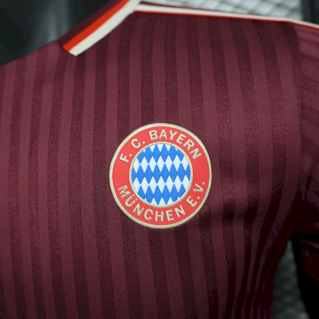 Bayern de Munique 2025/26 Camisola Terrace Icons Versão Jogador – Homem