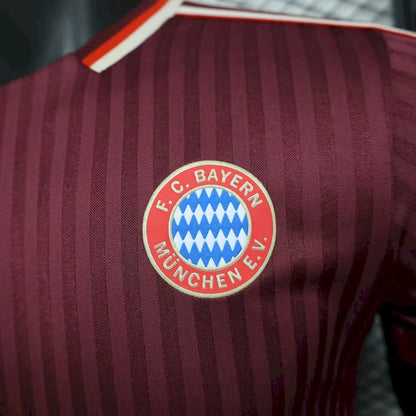 Bayern de Munique 2025/26 Camisola Terrace Icons Versão Jogador – Homem