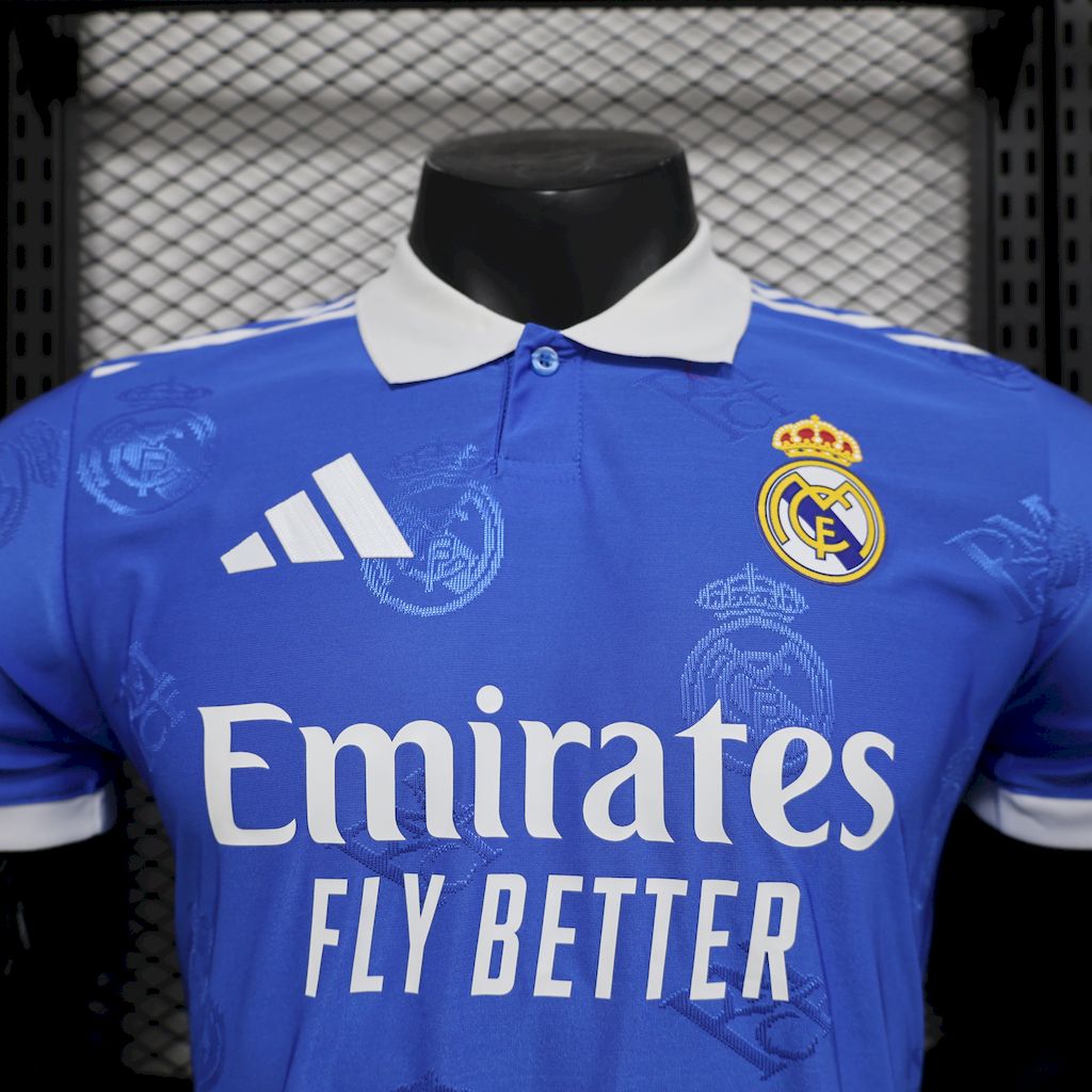 Real Madrid 2025/26 Camisola Especial Azul Versão Jogador – Homem