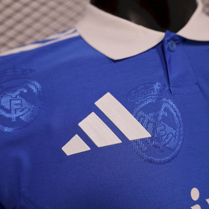 Real Madrid 2025/26 Camisola Especial Azul Versão Jogador – Homem