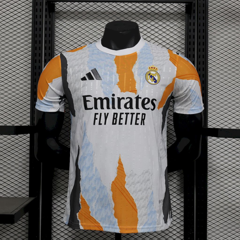 Real Madrid 2024/25 Camisola de Pré-Jogo Versão Jogador – Homem