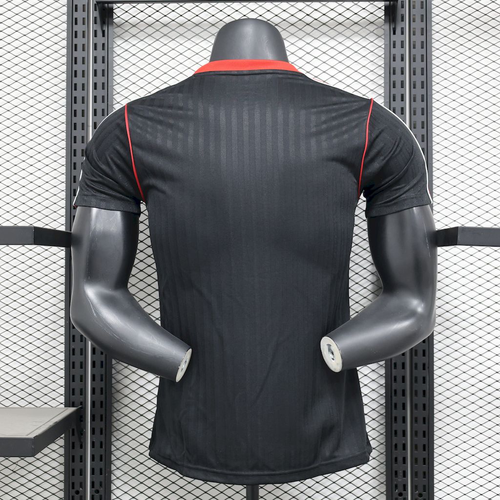 Manchester United 2025/26 Camisola Preta Terrace Icons Versão Jogador – Homem