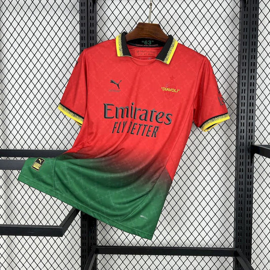 AC Milan 2025/26 Camisola Co-Branded Vermelha Edição – Homem