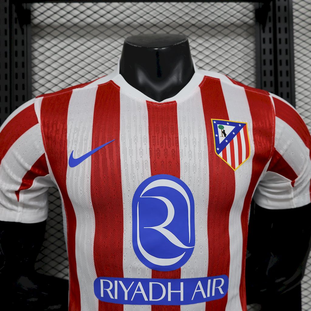 Atlético de Madrid 2025/26 Camisola Principal Versão Jogador – Homem