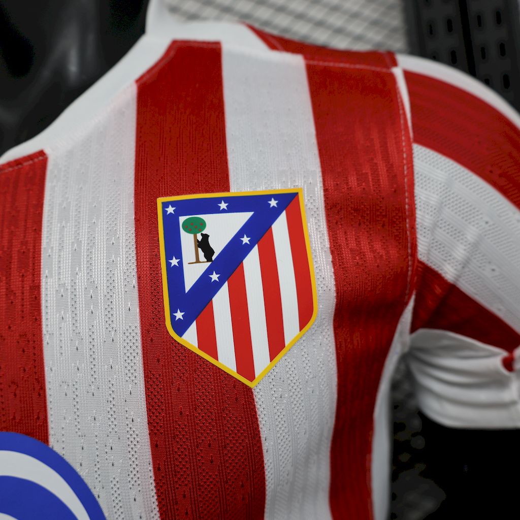 Atlético de Madrid 2025/26 Camisola Principal Versão Jogador – Homem