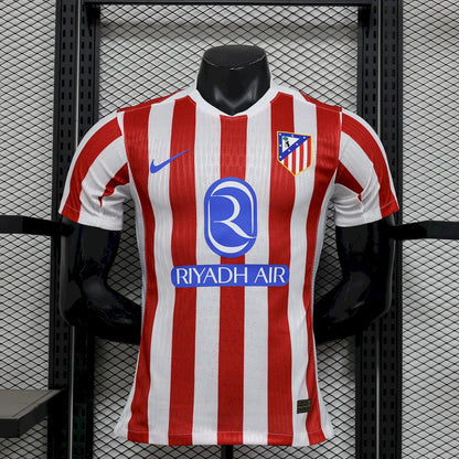 Atlético de Madrid 2025/26 Camisola Principal Versão Jogador – Homem