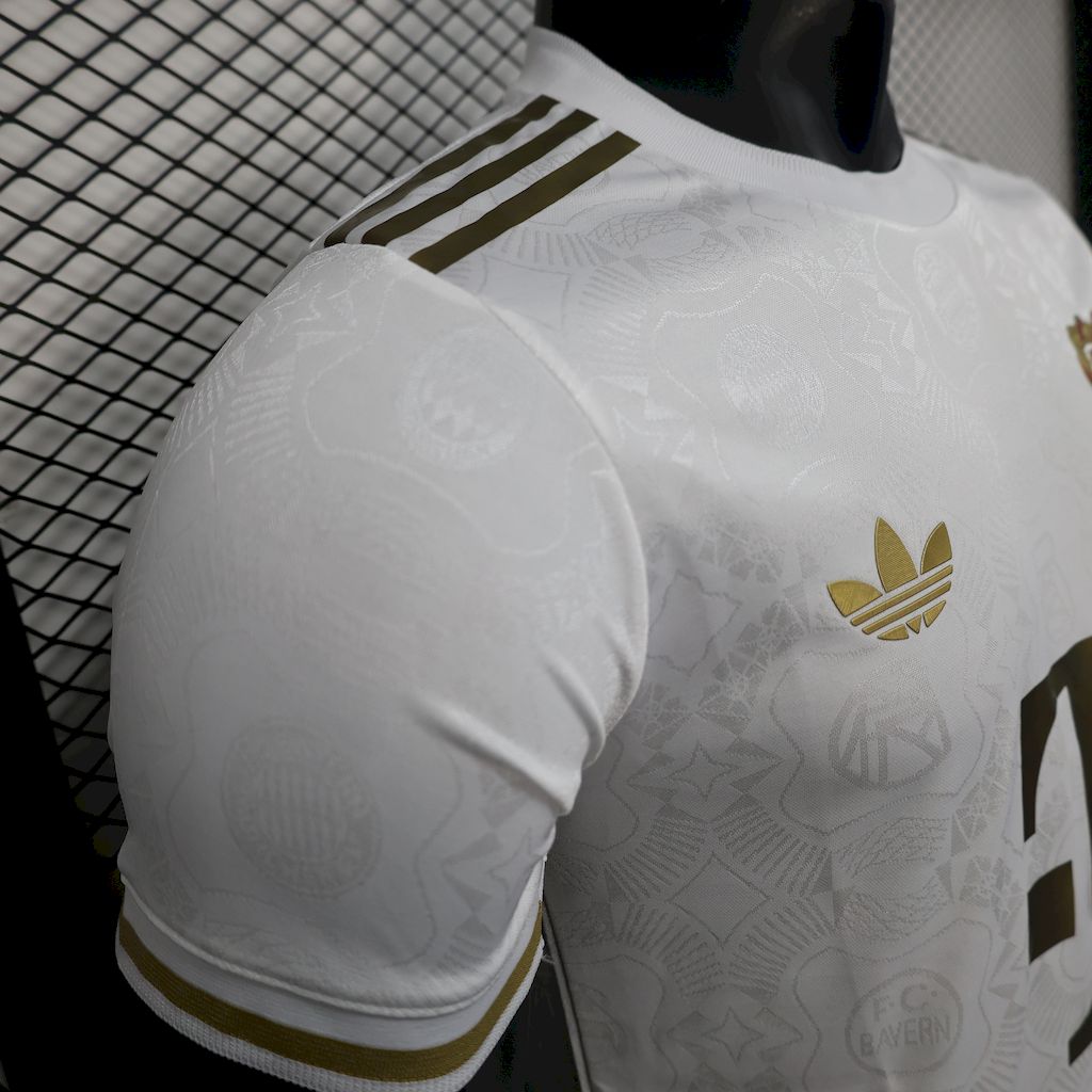 Bayern de Munique 2024/25 Camisola 125 Aniversário Branca Versão Jogador – Homem