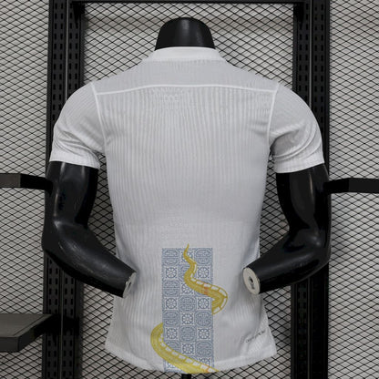 Tottenham Hotspur 2025/26 Camisola Branca Dourada Snake Edição Versão Jogador – Homem