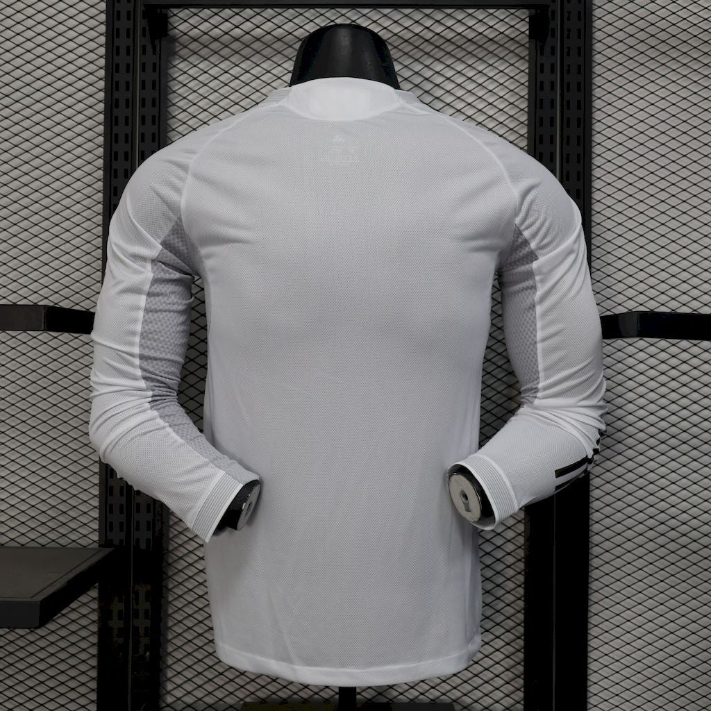 Real Madrid 2025/26 Camisola Principal de Manga Comprida Versão Jogador – Homem