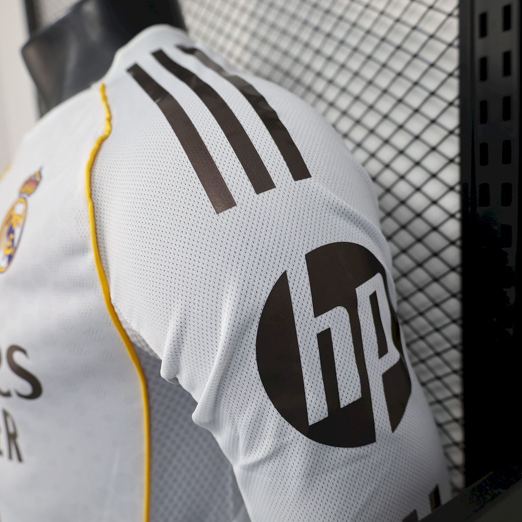 Real Madrid 2025/26 Camisola Principal de Manga Comprida Versão Jogador – Homem