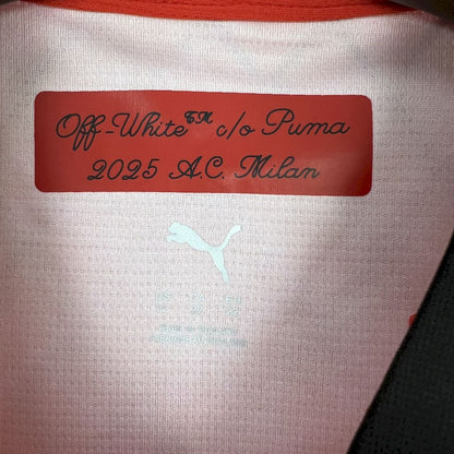 AC Milan 2025/26 Conjunto Co-Branded Vermelho Edição – Criança