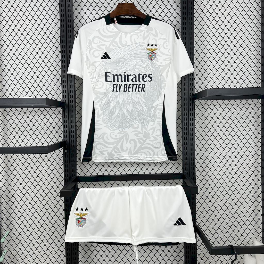 Benfica 2024/25 Conjunto Quarto Alternativa Conceito – Criança
