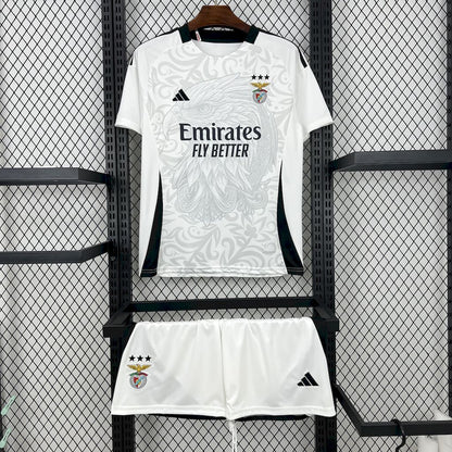 Benfica 2024/25 Conjunto Quarto Alternativa Conceito – Criança