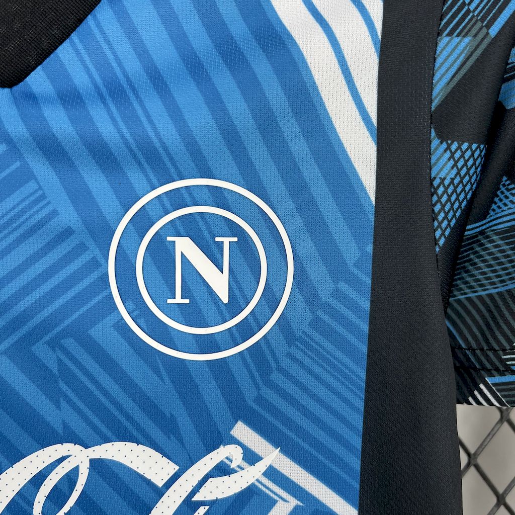 Napoli 2024/25 Conjunto Coca-Cola Conjunta Edição – Criança