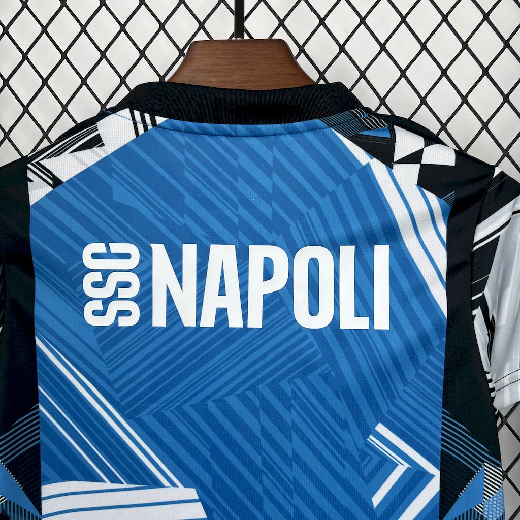 Napoli 2024/25 Conjunto Coca-Cola Conjunta Edição – Criança