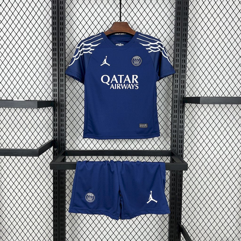 Paris Saint-Germain 2024/25 Conjunto Quarto – Criança