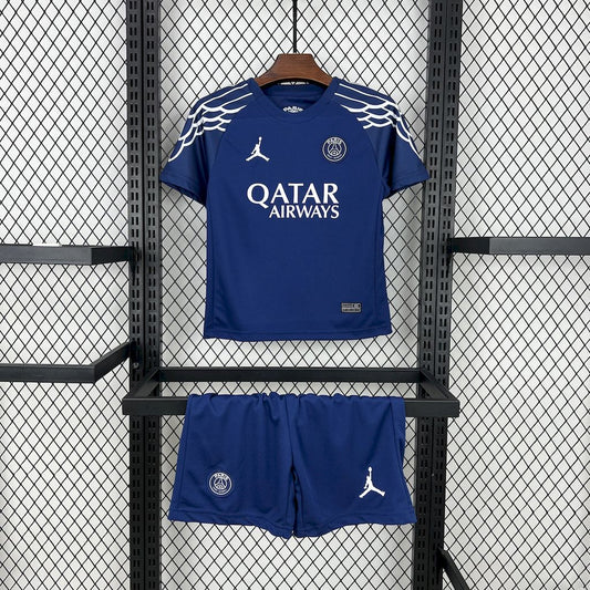Paris Saint-Germain 2024/25 Conjunto Quarto – Criança