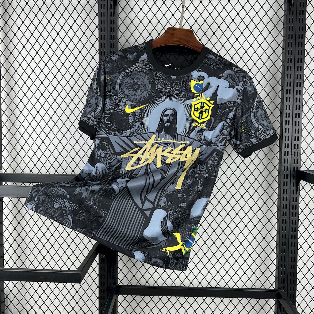 Brasil 2024/25 Camisola X STUSSY – Homem