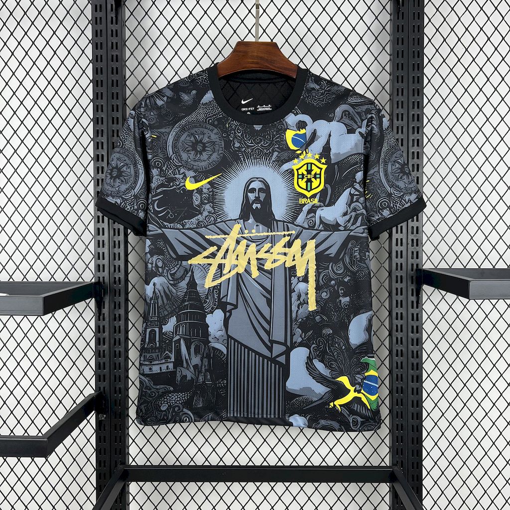Brasil 2024/25 Camisola X STUSSY – Homem