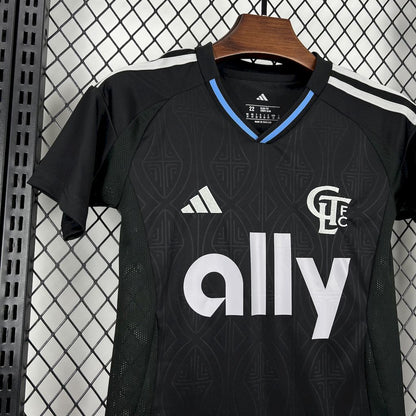 Charlotte FC 2025/26 Conjunto Alternativo – Criança