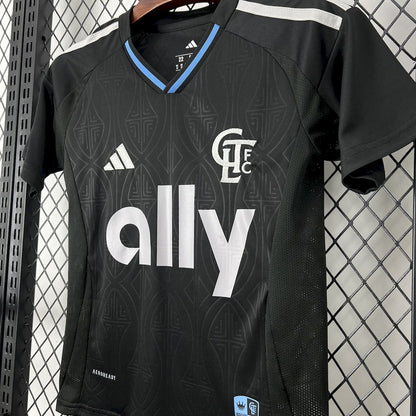 Charlotte FC 2025/26 Conjunto Alternativo – Criança