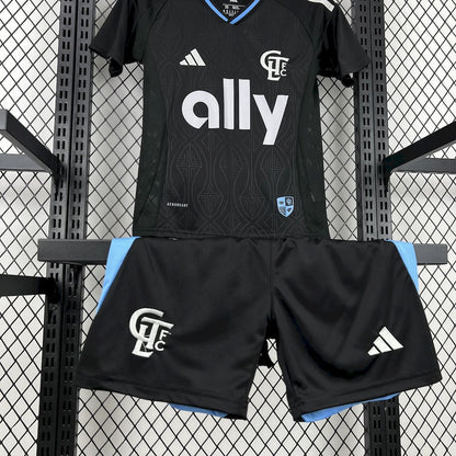 Charlotte FC 2025/26 Conjunto Alternativo – Criança