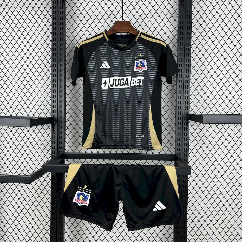 Colo Colo 2025/26 Conjunto Alternativo – Criança